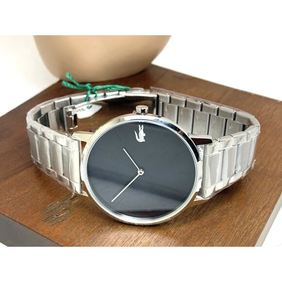 Lacoste Men's Watch 2011305 Quartz Blue Dial Silver Stainless Steel 40mm - Picture 7 of 13